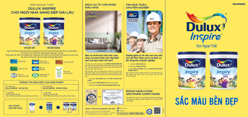 Bảng màu sơn Dulux